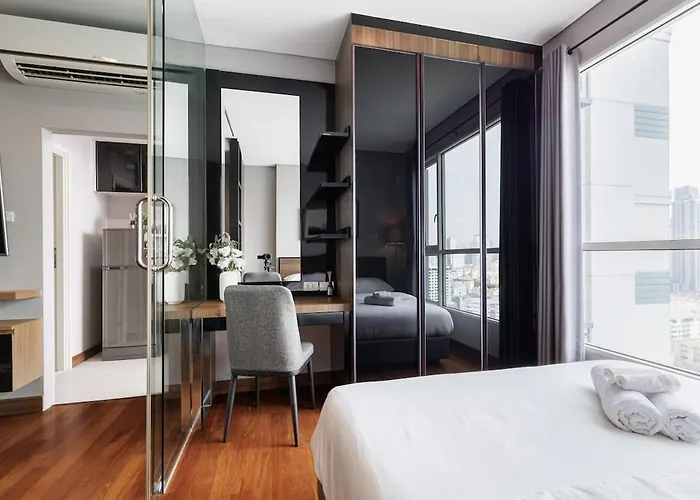 Apartment Luxury Center Of Bkk! Close To Thong Lor Bts *